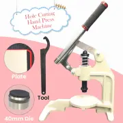 Leather Plastic Cutting Machine DIY Hand Press Hole Punching Tool and Dies Set