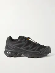 [Salomon] Salomon - Xt-6 Rubber-trimmed Mesh Sneakers - Black - UK 6 UK 6 Black