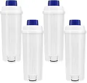 4 Pack Coffee Filter Replacement for Delonghi Filter DLS C002 Compatible with ECAM, Esam, ETAM, BCO, ECO-BPA Free
