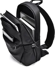 Tactical Sling Crossbody Backpack, Small Black Shoulder Bag
