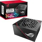 ASUS ROG Strix 850W Gold PSU, Power Supply (ROG heatsinks, Axial-tech fan design, dual ball fan bearings, 0dB technology, 80 PLUS Gold Certification, fully modular cables, 10-year warranty)