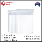 [EXTRA THICK] Zip Lock Bags 200 microns µm Resealable Clear Transparent Zipper