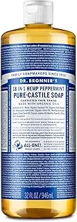 Dr. Bronner's Pure Liquid Castile Soap - Peppermint 950ml