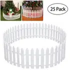 Miniature Picket Fence Garden Xmas Tree Decoration (25pcs)