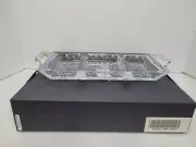Waterford Lismore Fine Crystal 3 Part Serving Dish Tray 13.5" NEW IN BOX