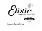 Elixir : #15132: Acoustic Nano 0.032 Single Strings