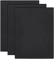 BENECREAT 3 Sheets 3mm Black Foam Boards, 11.8x15.7" Rectangle Foam PVC Sheet Poster Board Mount Board for Mounting, Crafts, Modelling, Art, Display, School Projects