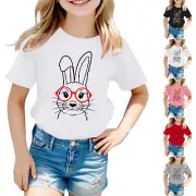 off The Shoulder Top for Girls Kids Kids Bunny Shirt Toddler Boys Girls T Shirt