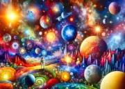 QPuzzles 500XL Piece Jigsaw Puzzle - Alone In The Universe