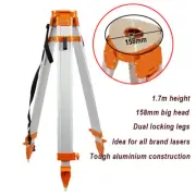 Dual Lock Aluminium Tripod for Laser level Dumpy Level Theodolites Big Flat Head