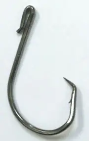 Lin's Patented Easy Tie Circle Hook, High Carbon Steel Black Nickle 2X Stronger