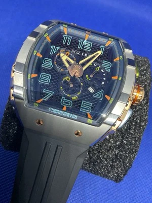 Nubeo Magellan Retrograde Tonneau mod NB-6088-01 men’s wristwatch