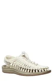 KEEN Uneek Sandal in White Cap/Cornstalk at Nordstrom, Size 9