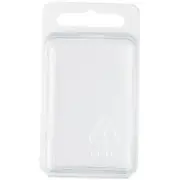 Collecting Warehouse Clear Plastic Clamshell Container, 2.31"H x 1.5"W x 1.25"D