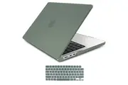 2022-2025 MacBook Air 13 inch case M2 A2681 M3 A3113 M4 A3240 Hard Shell Case Keyboard Cover Midnight Green