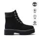 【Timberland】女款黑色 Stone Street 6吋厚底防水靴(A5RH5015)