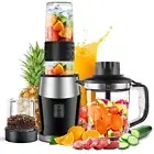 Blender and Food Processor Combo Blender for Shakes and Smoothies Personal Bl...