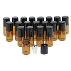 20X, Mini Empty Refillable Glass Perfume Roller Ball Bottles Vials, Essential