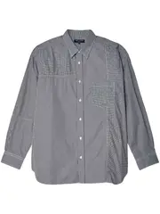 [COMME des GARCONS HOMME] 棉質格紋襯衫