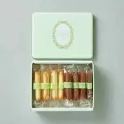 LADUREE YOKU MOKU Cigare Cookies Rolled Langues de Chat Tin Can Box Snack Sweets