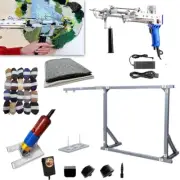 2 in 1 Cut & Loop Pile Carpet Gun& Carpet Trimmer Clippers with Tufting Frame