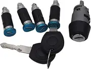 VMDWAQ Fit for Vw Beetle 1971-up A-u-d-i for VW Caravelle T4 Vt07 191905855 1h0905855a 357905855b Steering Ignition Switch Lock Cylinder W Key