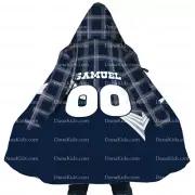 Personalized Hooded Cloak Coat, Custom Name Dallas Football Team Cloak Coats