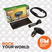 Shure PGA56 Microphone Swivel-Mount Dynamic Snare / Tom Mic w/ Accessories
