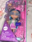 Barbie Extra Mini Minis Blue Hair Sporty Outfit And Rollerskates