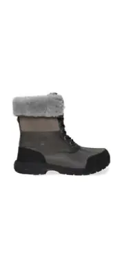 UGG BUTTE METAL GREY WATERPROOF LEATHER WINTER BOOTS SIZE US 8/UK 7/ EU 41 NEW