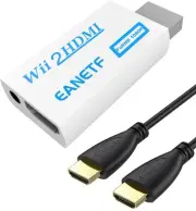 Wii to HDMI Converter, Wii to HDMI 1080P with 5ft High Speed HDMI Cable Wii2 ...