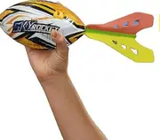 l&j Nerf Vortex Missile Performance Aero Howler Whistling Foam Ball with Classic Whistle Long Distance Ball, Optimised Flight Tail Throwing Athletics Javelin Throwing