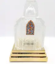 Christmas Silent Night Crystal Light-Up Church New in Box