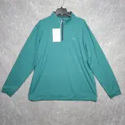 Rhoback Q-Zip Pullover Mens 3XL The Green Grass Performance Quarter Zip Golf