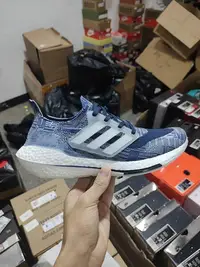 在飛比找Yahoo!奇摩拍賣優惠-【阿明運動舘】UB Ultra Boost 7.0水洗丹寧&