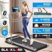 BLACK LORD Treadmill Electric Walking Pad Home Office Incline Foldable Silver