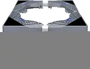 Washer Parts and Accessories | Heavy-Duty Laundry Washing Machine Stand | Washing and Machine Dryer Base, Multi-Functional Appliances Suitable for Refrigerator, Washing Machine, Dryer