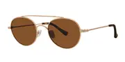 Kensie Inside Out Rose Gold Men's Sunglasses Gold Size 49