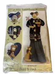 HEART OF HAND "BOYSEN BEARY 32" Standing Doll Vintage Doll Pattern