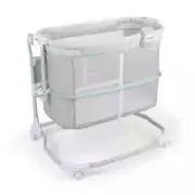 Ingenuity Dream & Grow Bedside Baby Bassinet 2-Mode Crib 0-12 Months, Adjustable