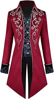 [Generic] Mens Steampunk Jacket - Medieval Coat Steampunk Jacket Men Vampire Jacket | Gothic Jacket Men, Frock Coat, Renaissance Coat Victorian Jacket for Men