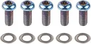 jiningxinxin Titanium Alloy Motorcycle Screws Derby Cover Bolts Compatible With Dyna 06-17 Softail 08-18 Touring Trike CVO Road Glide Freewheeler(Blue)