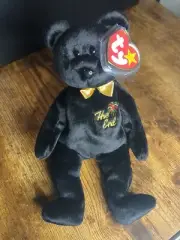 Vintage Retired Ty Beanie Baby THE END BEAR, 1999