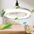 LED Ceiling Fan with Light Remote Control Ceiling Fan Lamp Dimmable E27 85-265V