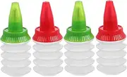 BIUDECO 2sets Professional Fondant Cakes Decorating Tools Cookie Icing Bottles Fine Detail for DIY Baking 2pcs*2