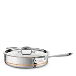 All Clad Copper Core 3 Quart Covered Saute Pan