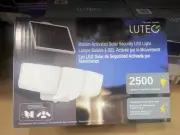 Lutec-Motion Activated Solar Security Light-Bright Light: 5000K LED, 2500 Lumens