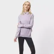 NWT Sweaty Betty Fast Track Full Zip Hooded Activewear Jacket M Iris Lavender