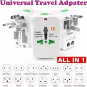 International Universal Travel Power Adapter 2 USB Convertor Plug US/UK/AU/EU AU