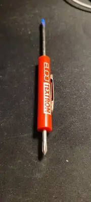 Elco Textron Small Promotional Screwdriver. Multi driver ( flat head & phillips)
